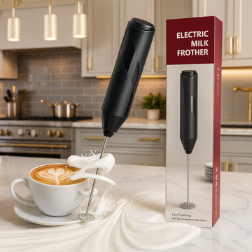 Mixer pentru spuma de lapte, cafea, maioneza, oua, caffe latte, ciocolata calda, cappuccino, 35 x 224mm