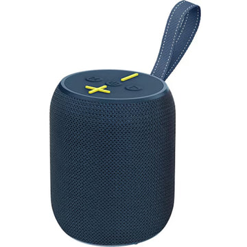 Boxa Portabila Bluetooth, 1200mAh, 5W, LED RGB, USB/FM/AUX, TWS, Hands-Free, 9 cm, albastru