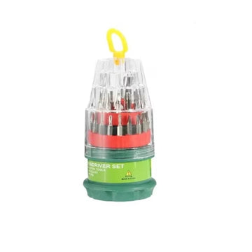 Set Surubelnita Multifunctionala, 31 Capete Magnetice, inalta precizie, Verde
