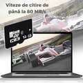 Card MicroSD 32GB cu adaptor, Viteza de citire pana la 80 MB/s, Clasa 10, ideal pentru Full HD, telefoane, tablete si camere foto