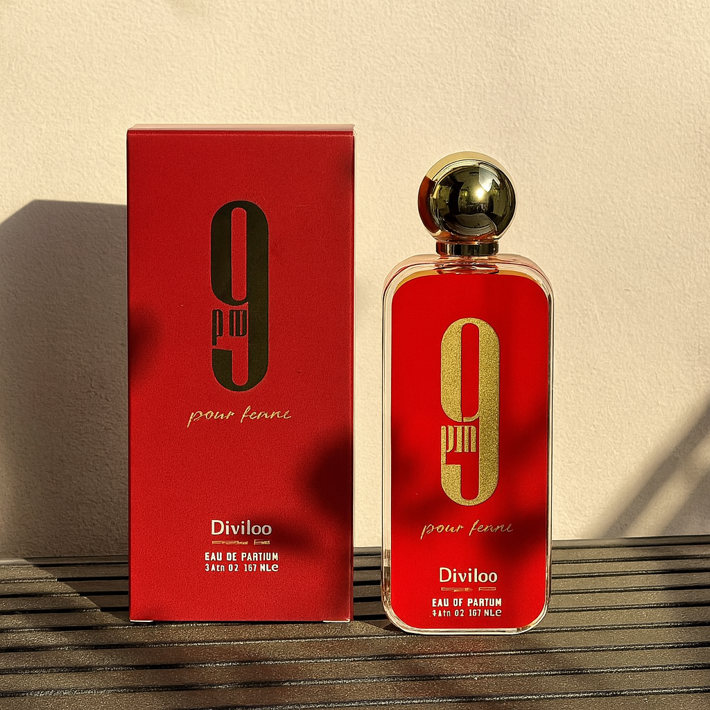 🌹 Diviloo 9 PM Pour Femme – Eau de Parfum 167 ml | Aromă seducătoare, elegantă & persistentă