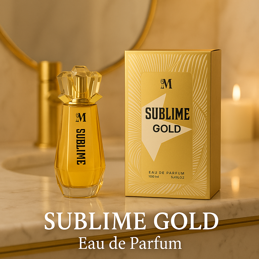 Sublime Gold Eau de Parfum 100ml – Rafinament auriu, eleganță pură și strălucire de lux