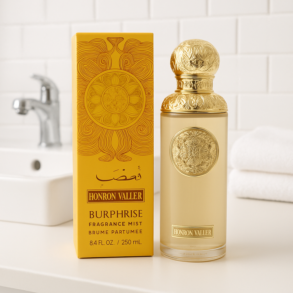 Burphrise by Honron Valler – Fragrance Mist Oriental Luxos, Persistență Ridicată, 250 ml