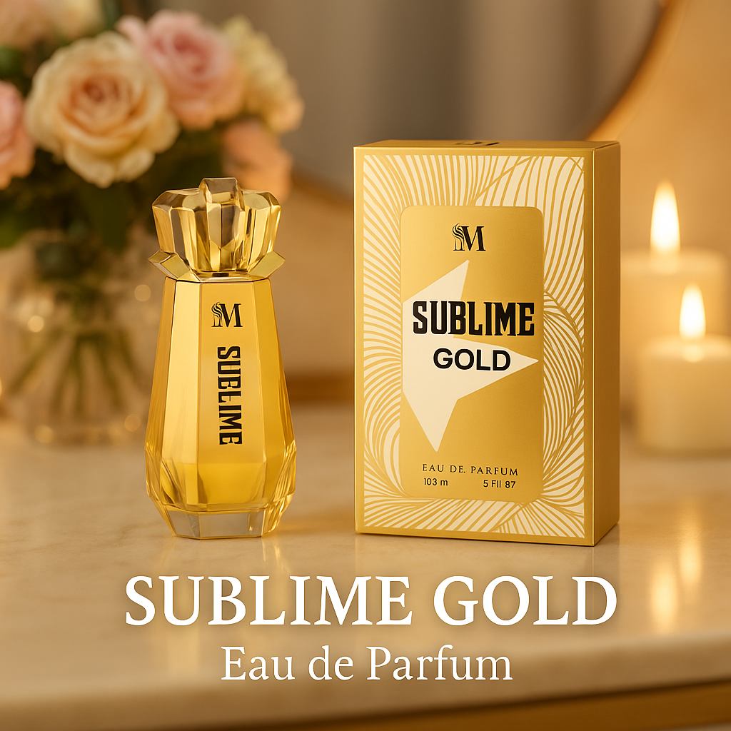 Sublime Gold Eau de Parfum 100ml – Rafinament auriu, eleganță pură și strălucire de lux