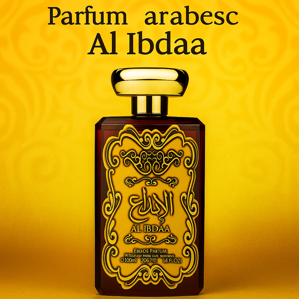 „Parfum arabesc unisex Al Ibdaa 100ml – arome orientale intense, inspirație din luxul oriental”