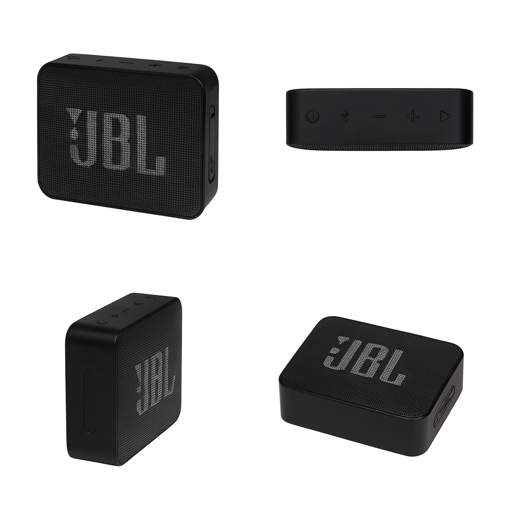 Boxă Portabilă JBL Go Essential, Bluetooth, 3.1W, IPX7, Negru – Sunet Puternic în Format Compact