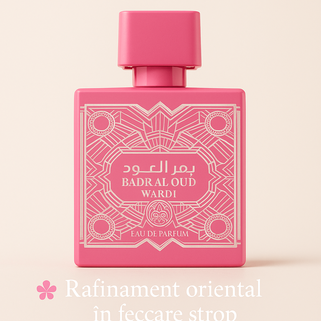 ✨ Parfum Arabesc Badr Al Oud Wardi 100ml – Eleganță, Feminitate și Rafinamet Oriental