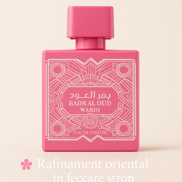 ✨ Parfum Arabesc Badr Al Oud Wardi 100ml – Eleganță, Feminitate și Rafinamet Oriental