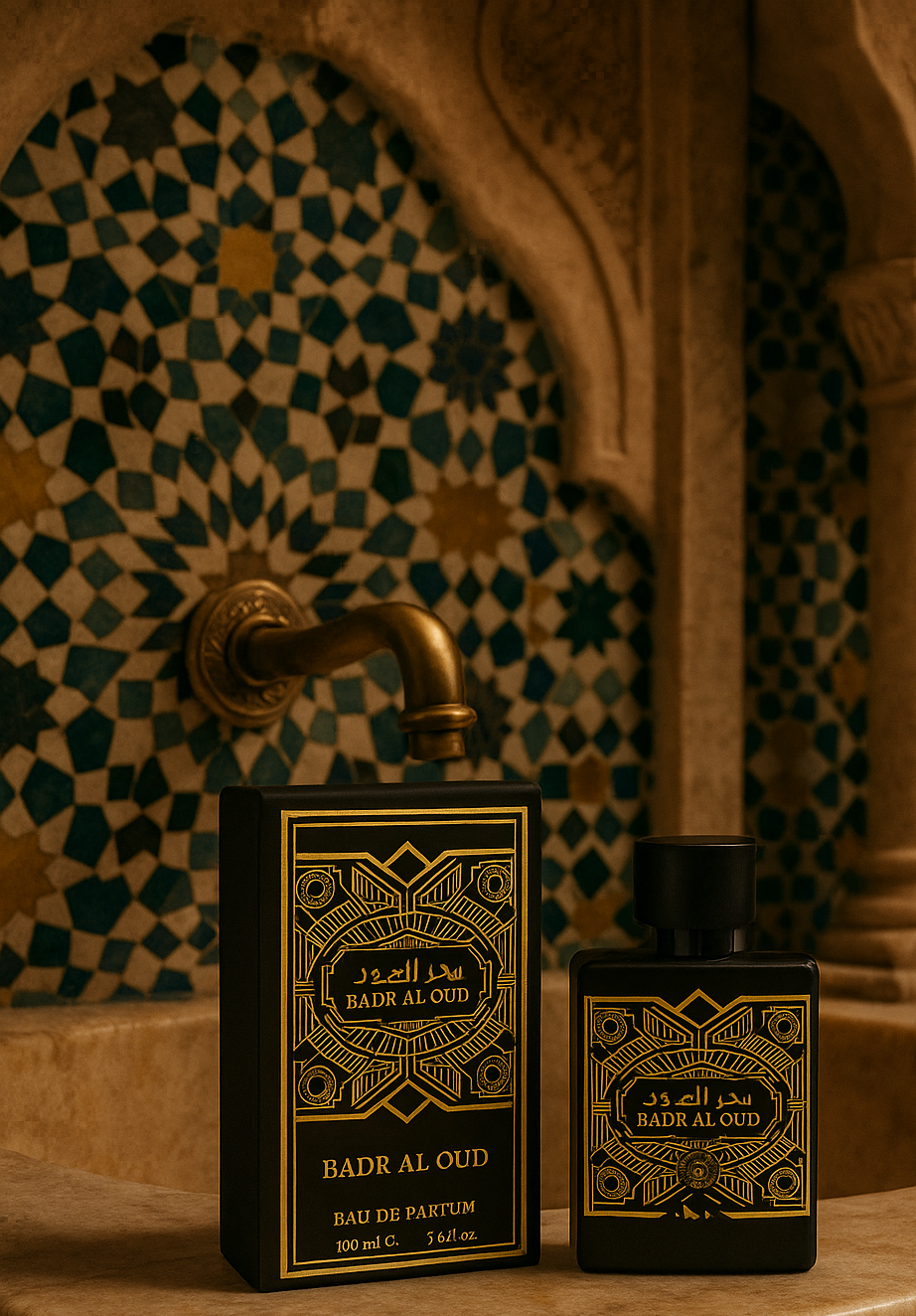 🌙 Badr Al Oud Eau de Parfum 100ml – Parfum arabesc de lux, note lemnoase și orientale