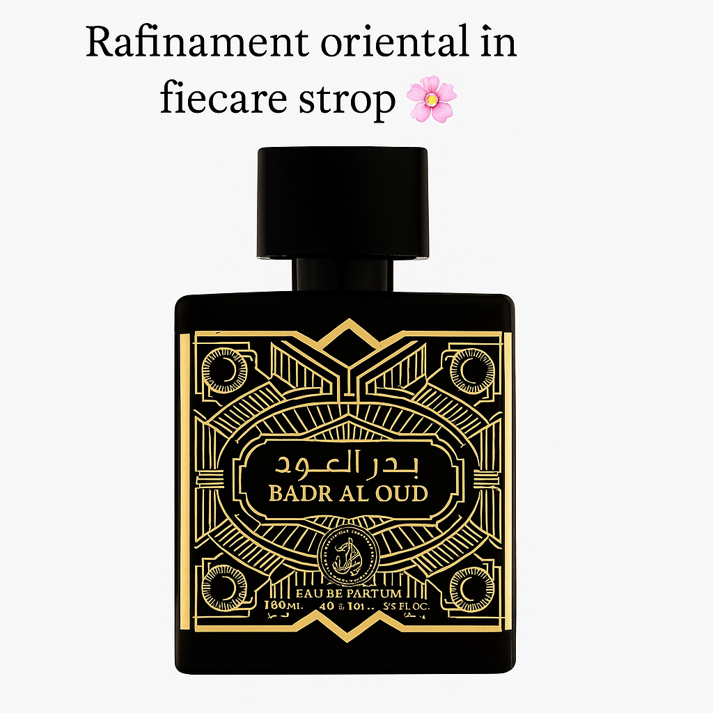 🌙 Badr Al Oud Eau de Parfum 100ml – Parfum arabesc de lux, note lemnoase și orientale