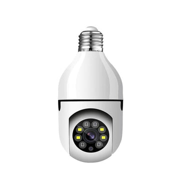 Camera tip bec, WI-FI, HD, Smart-Bulb, cu Senzor de Miscare si Aplicatie Telefon