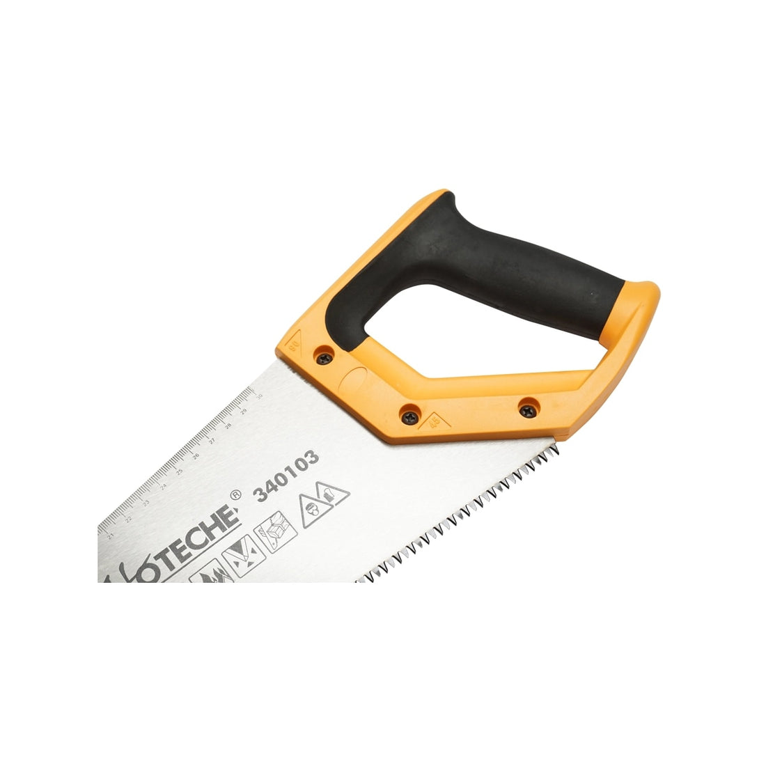 Fierastrau manual pentru lemn cu dinti in 3 muchii caliti 400 mm Hoteche