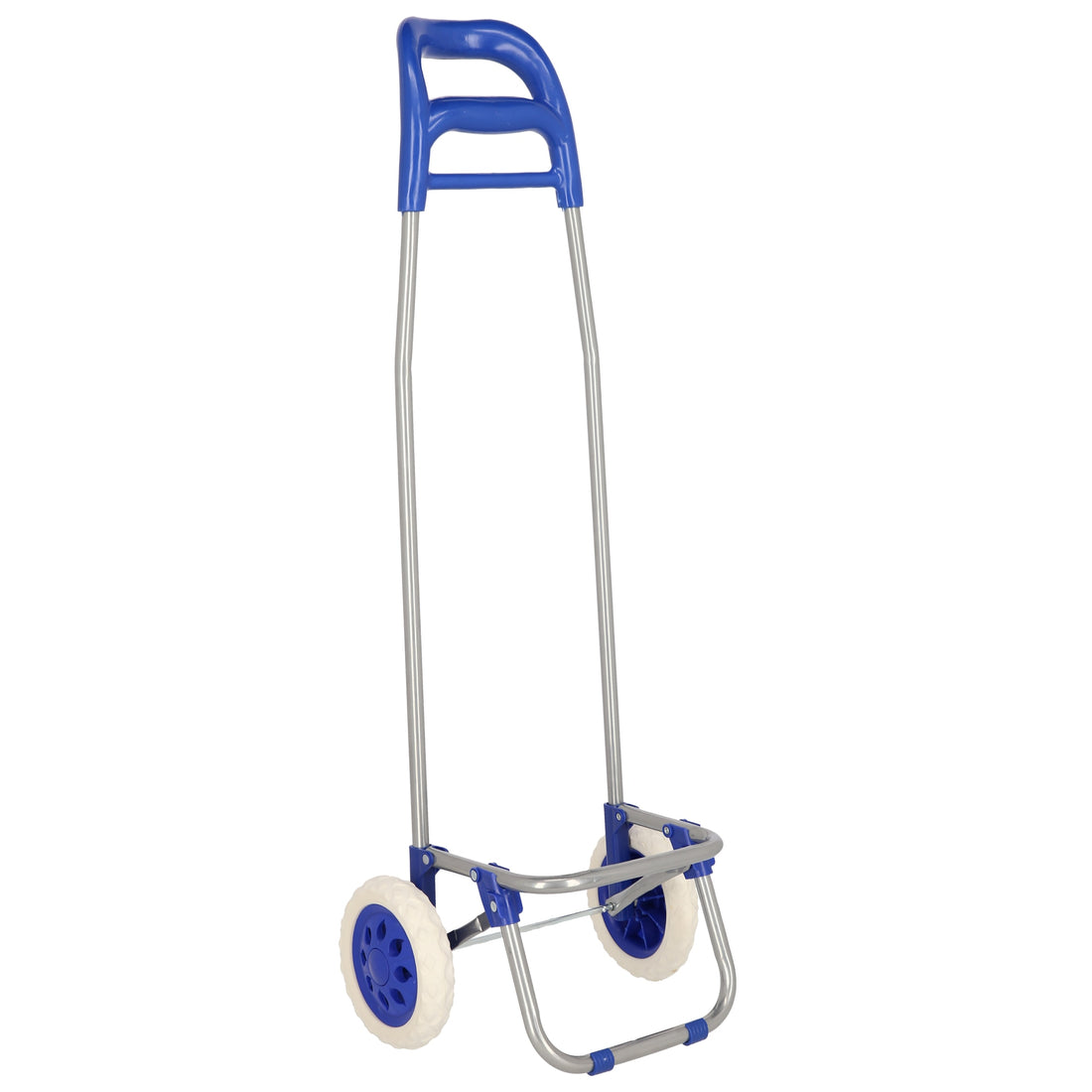 Carucior de piata pliabil, 38X20X96 Cm, 40 l, Grunberg cu 2 roti, BF206, Albastru