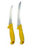 Set 2 Cutite profesionale pentru macelarie MDM-Gold WA, filetat, dezosat, otel inoxidabil