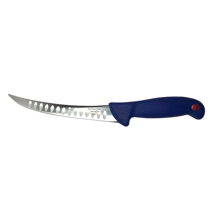 Set cutite profesionale de macelarie, transat, injunghiat, filetat, dezosat, 2 cutite, masat pentru ascutit, DBD084