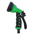 Pistol de Udat/Stropit cu 8 Functii, 4 Accesorii Incluse, Maner Ergonomic, 20 cm, Verde/Negru, Ideal pentru Irigarea Gradinii si Spalare Auto
