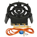 Pirostrie fonta SARA cu 3 robineti + Kit reglabil gpl RH-10 + Tub flex 2M+2 Coliere