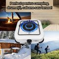 Aragaz portabil pe gaz cu un singur ochi, aprindere manuala si gratar metalic - ideal pentru camping, cabana si gatit in aer liber