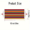 Hamac exterior cu sac de transport, asamblare usoara, capacitate 204kg, multicolor