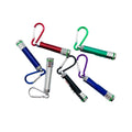 Pachet 6 lanterne tip breloc cu 2 led-uri si laser pointer rosu, tcb23