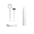 Mixer Electric Portabil 2 in 1 Spumator Lapte si Tel pentru Oua, Reincarcabil USB, 3 Viteze