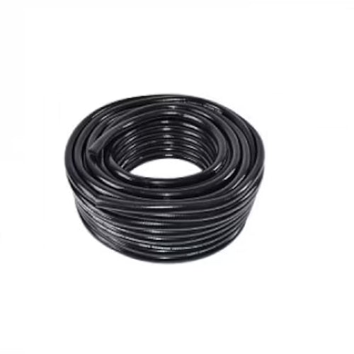 Pachet - 2 m furtun negru cu insertie pentru butelie, ceas pentru butelie si 2 coliere prindere