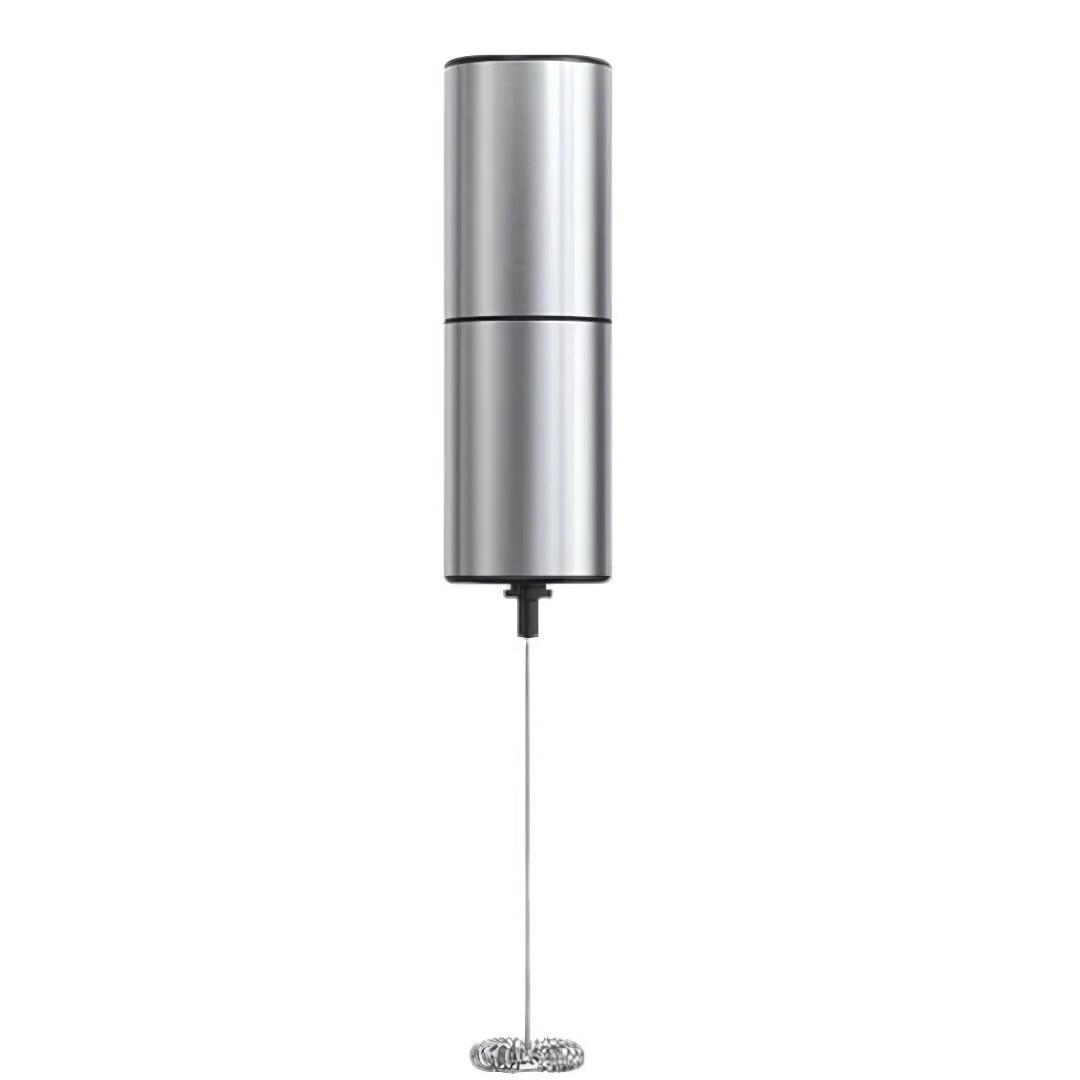 Spumator de Lapte, 14000 rpm, Mixer Inox pentru Cafea, Latte, Matcha, Multifunctional, Alimentare pe Baterii
