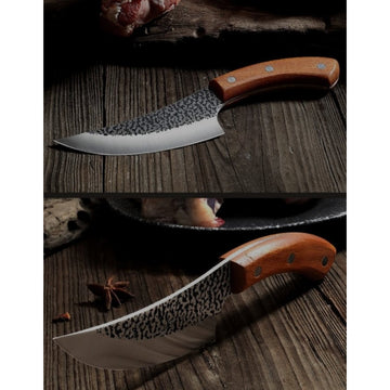 Cutit de bucatarie, model japonez cu husa inclusa, Otel, Lama 15 cm