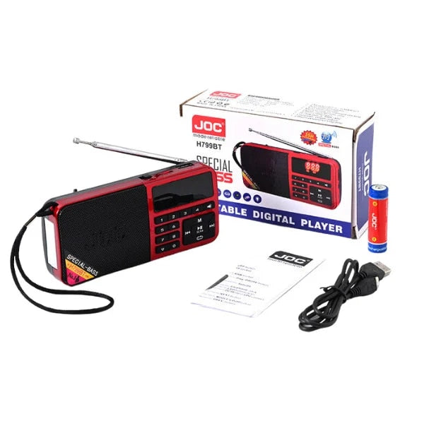 Boxa portabila JOC H799 BT, bluethoot, MP3, USB, MicroSD, Lanterna