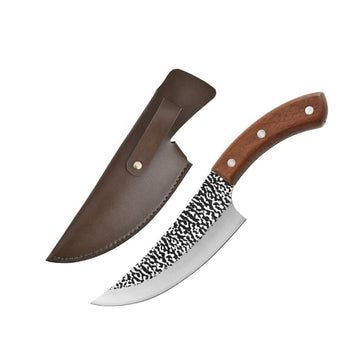 Cutit de bucatarie, model japonez cu husa inclusa, Otel, Lama 15 cm