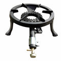 Pachet Arzator rotund exterior, pirostrie din fonta, diametru 33cm + Regulator gaz + 2m furtun
