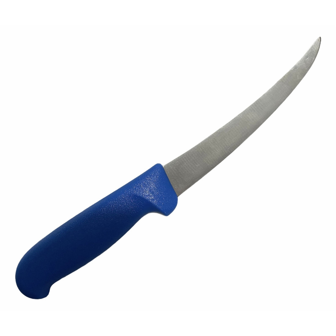 Cutit macelar lama curbata 15cm, albastru, TS-27721
