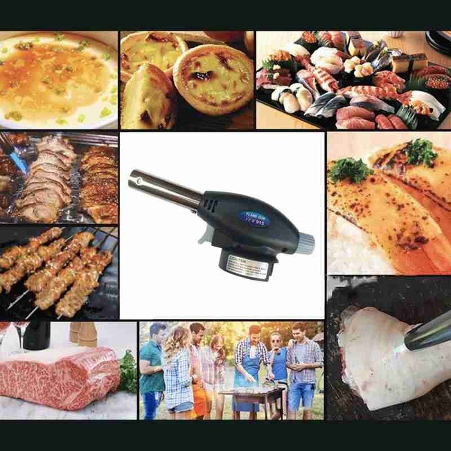 Arzator Gaz RETOO HandyTools, Aprindere Piezoelectrica, Reglare Flacara 1300°C, Compatibil Cartuse TS-700, Montaj TWIST, Ideal pentru Gratar, Modelare Plastic, Incalzire, Indepartarea Vopselei, Desfacere Suruburi Ruginite si Multe Alte Activitati, Negru
