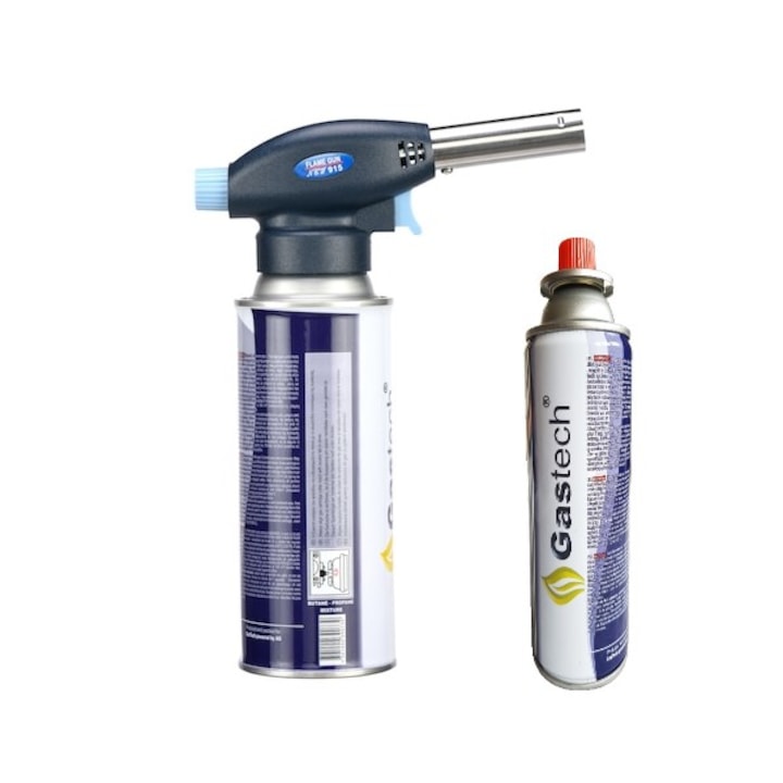 Arzator butelie, cu aprindere piezo, plus 2butelii gaz 227 g