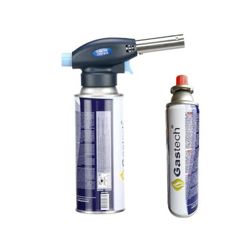 Arzator butelie, cu aprindere piezo, plus 2butelii gaz 227 g