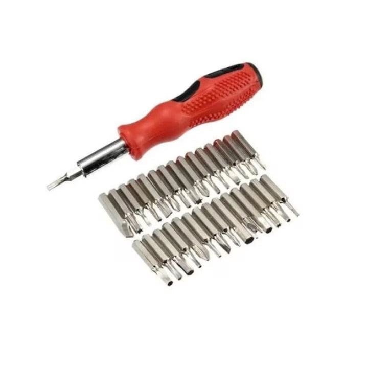 Set Surubelnita Multifunctionala, 31 Capete Magnetice, inalta precizie, Verde