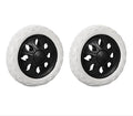 Set 2 roti pentru carucior de piata
