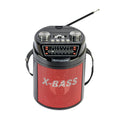 Boxa portabila cu radio, Bluetooth si sunet X-BASS, multifunctionala potrivita pentru evenimentele de zi cu zi