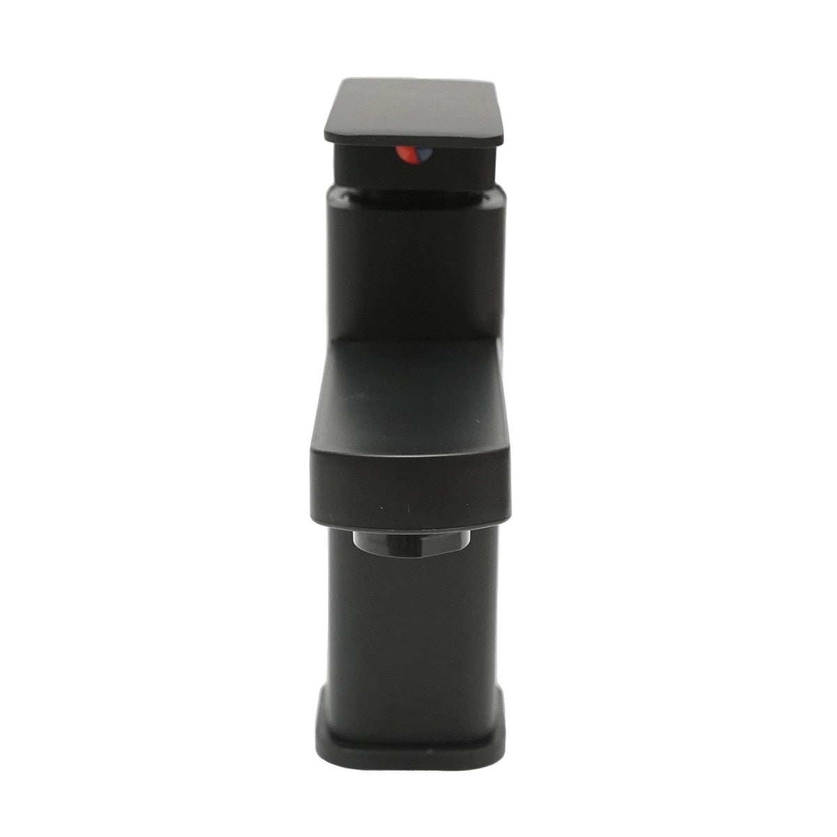 Baterie lavoar monocomanda, finisaj negru mat, montaj stativ, material otel inoxidabil, accesorii incluse