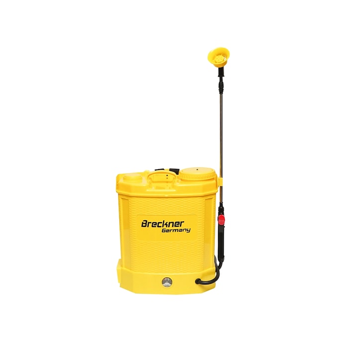 Pompa electrica/pulverizator de stropit vermorel, rezervor 12L, baterie 12V 8Ah debit 3.1 l/min Breckner Germany