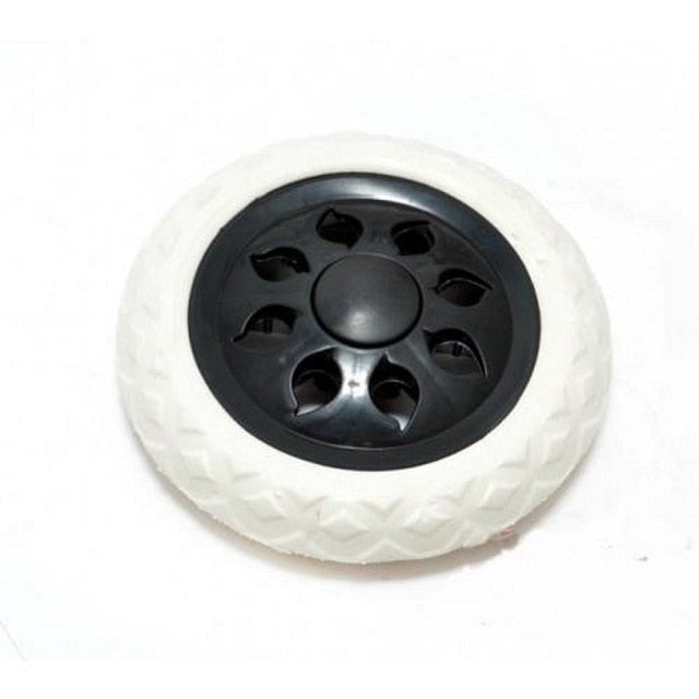 Carucior pentru cumparaturi ROSU, 2 roti plastic, cadru metalic + CADOU 1 Roata de rezerva