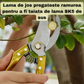 Foarfeca de Gradina Ergonomica, Usoara si Compacta, Ideala pentru Taieri Precise in Gazon, Arbusti si Plante Ornamentale