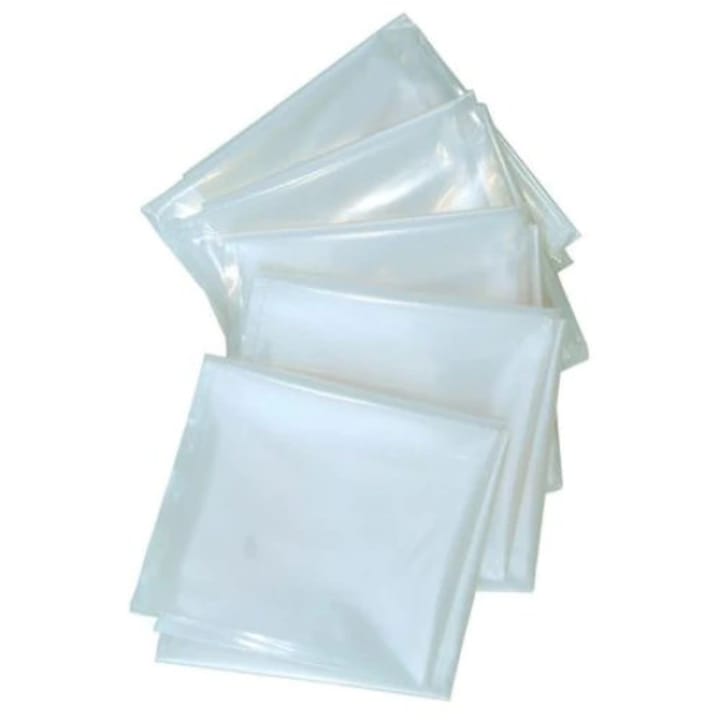 Pachet Saci pentru struguri, polietilena, transparenti, 100x50 cm, grosime 0.12 mm, 10 Bucati